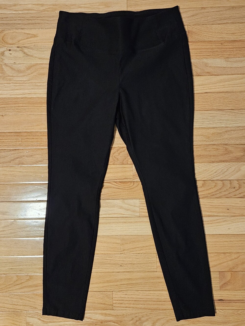 Worthington Black Skinny Pants Women’s Size 14 Stretch Pull-On Career Casual